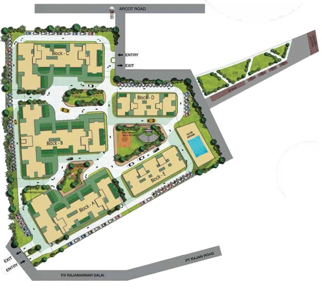 Master Plan of Asta AVM in Vadapalani, Chennai - Image 135827