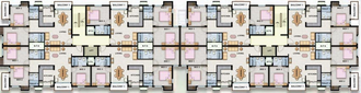 Floor Plan of Oasis Intown in Kelambakkam, Chennai - Image 135844