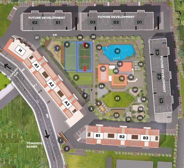 Master Plan of Nyati Emerald in Baner, Pune - Image 92653