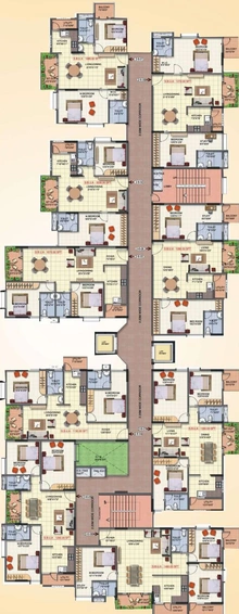 Floor Plan of Shravanthi Pragathi in Sarjapur, Bangalore - Image 135941
