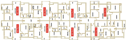 Floor Plan of Future Kingsville in OMR, Chennai - Image 135936