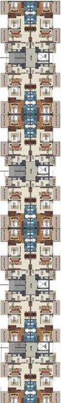 Floor Plan of Hilltop Silver Oak Residences in Dasarahalli, Bangalore - Image 135948