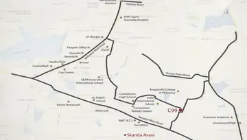 Location of Skanda Avani C99 - Image 135966