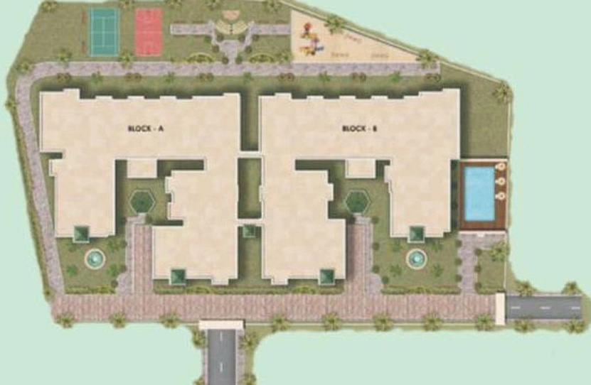 Master Plan of SLV Green City in Thanisandra, Bangalore - Image 136032