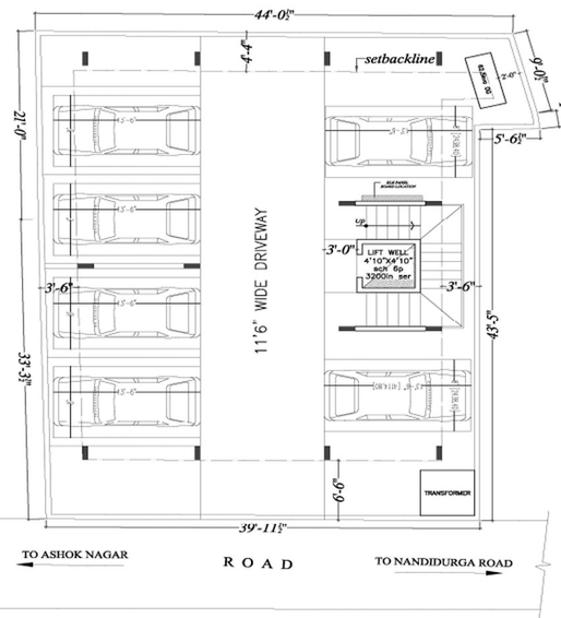 Master Plan of DF Silverline Nest in Benson Town, Bangalore - Image 136051
