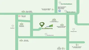 Location of TVS Emerald Aaranya - Image 136108