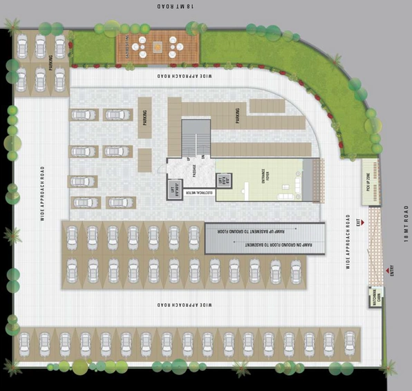Master Plan of MJ Lotus Heart in Dabholi, Surat - Image 92662