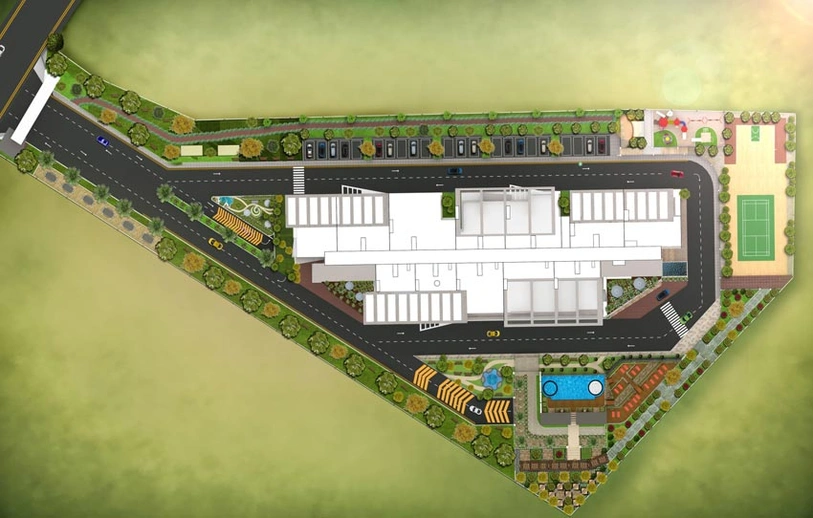Master Plan of DS MAX Skycity in Thanisandra, Bangalore - Image 136165
