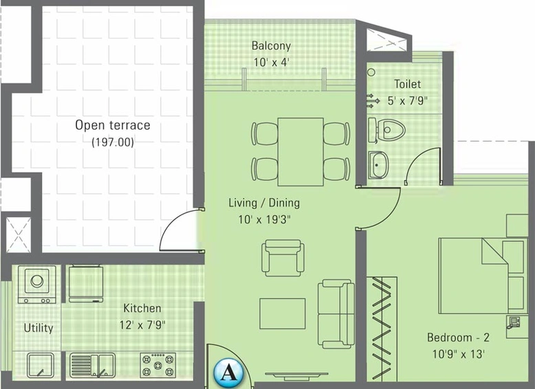 1 BHK Flat in Appaswamy Brooksdale in Pammal, Chennai - Image 805869