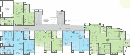 Floor Plan of Appaswamy Brooksdale in Pammal, Chennai - Image 136138