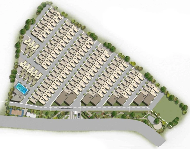 Master Plan of Heritage Urbanpod in Sarjapur, Bangalore - Image 136282