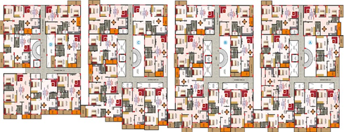 Floor Plan of SLV Parkview in Nagarbhavi, Bangalore - Image 136300