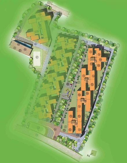 Master Plan of Arya Hamsa Grande in JP Nagar, Bangalore - Image 136344