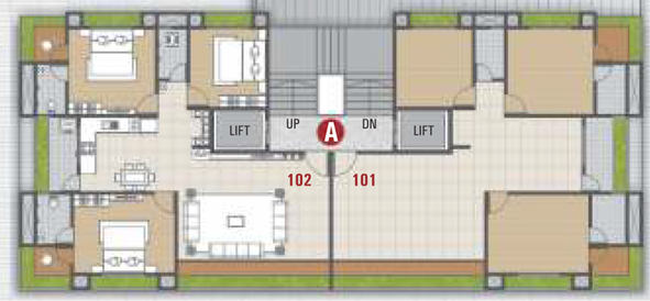 Floor Plan of Unity River Ratan in Mota Varachha, Surat - Image 92687