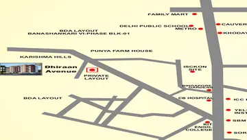 Location of Dhiraan Avenue - Image 136441