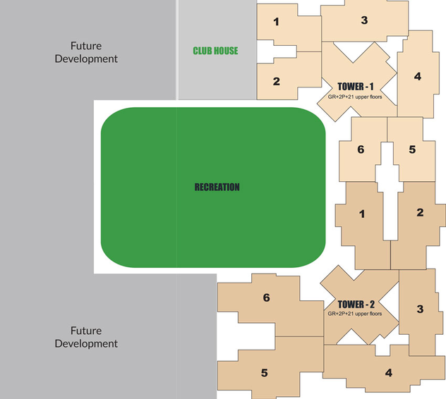 Master Plan of Origin Oriana in Mira Road East, Thane - Image 20857