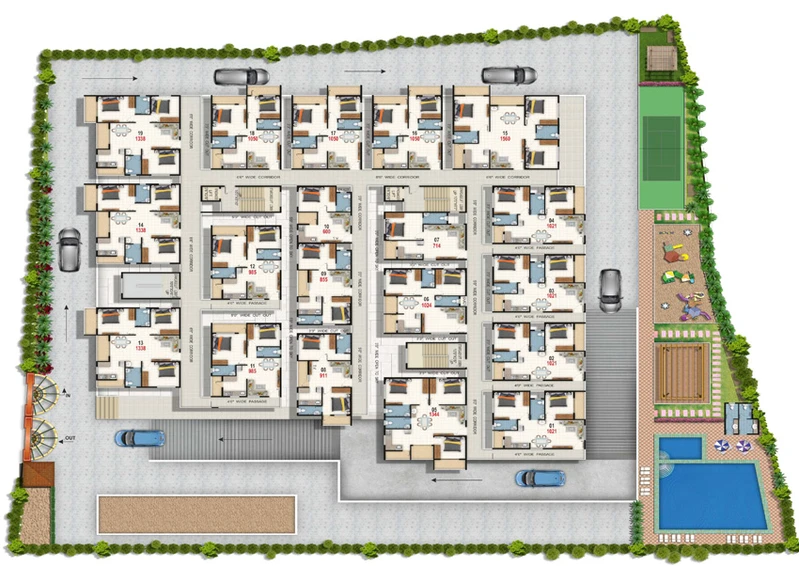 Master Plan of Dhiraan Urban Forest in Chandapura, Bangalore - Image 136480