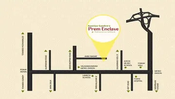 Location of Kaaviya Gardens Prem Enclave - Image 136659