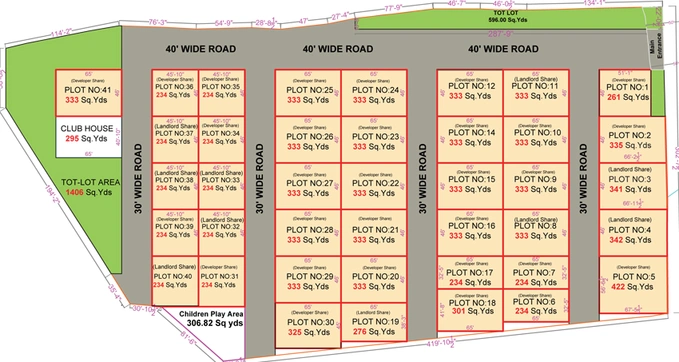 Master Plan of Raichandanis Orchid Villas in Mokila, Hyderabad - Image 136729