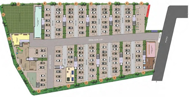Master Plan of Colorhomes Castle in Perumbakkam, Chennai - Image 136773