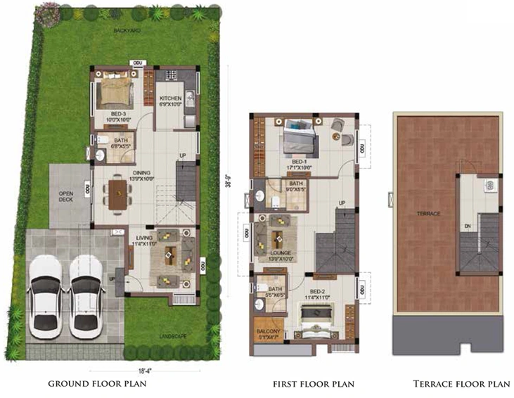 3 BHK House/Villa in Casagrand Luxeria in Navalur, Chennai - Image 806102