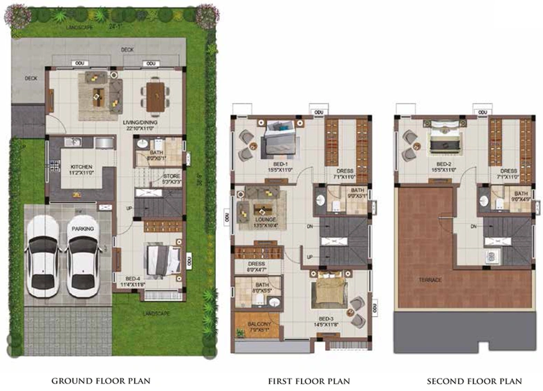 4 BHK House/Villa in Casagrand Luxeria in Navalur, Chennai - Image 806106