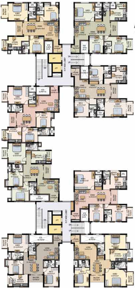 Floor Plan of Marg Savithanjali in Kelambakkam, Chennai - Image 136809