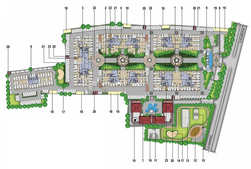 Master Plan of Marg Savithanjali in Kelambakkam, Chennai - Image 136810