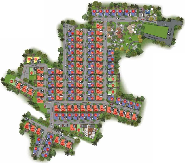 Master Plan of Casagrand Grandio in Navalur, Chennai - Image 136822