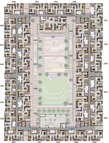 Floor Plan of Casagrand Zenith in Medavakkam, Chennai - Image 136902