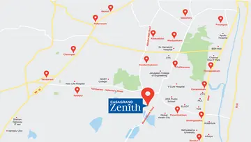 Location of Casagrand Zenith - Image 136901
