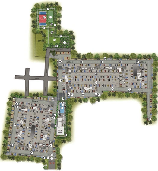 Master Plan of Casagrand Zenith in Medavakkam, Chennai - Image 136903