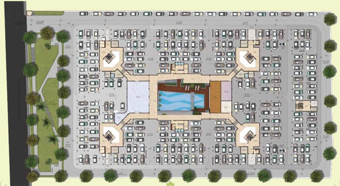 Master Plan of Casagrand Aldea in Thoraipakkam, Chennai - Image 136916