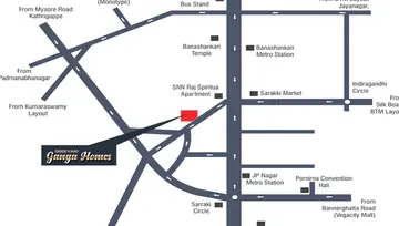 Location of Sai Sreevari Ganga Homes - Image 136941