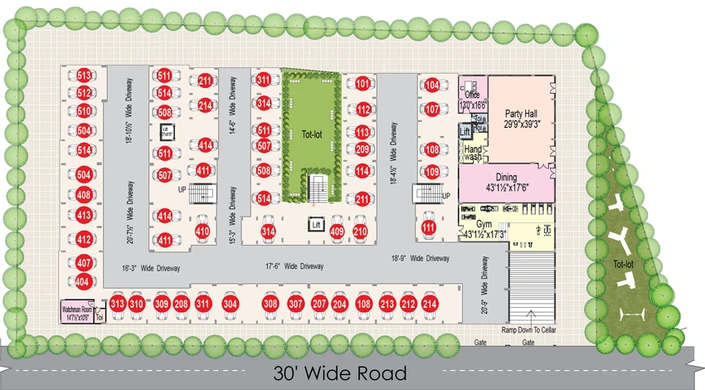 Master Plan of RNG Westend in Bachupally, Hyderabad - Image 137011