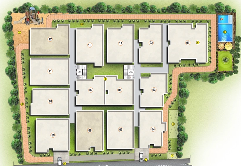 Master Plan of MBM Mandevilla in JP Nagar, Bangalore - Image 137035
