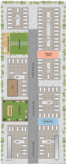 Master Plan of Sawera Sanidhya in Nikol, Ahmedabad - Image 93438