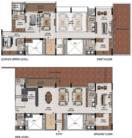 5 BHK Duplex in Casagrand Millenia in Mogappair, Chennai - Image 806237