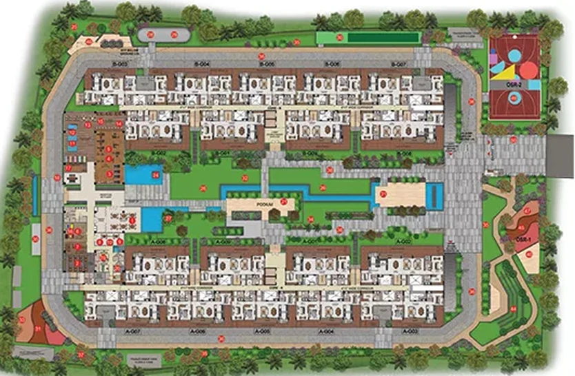 Master Plan of Casagrand Millenia in Mogappair, Chennai - Image 137068