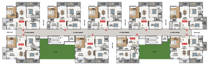 Floor Plan of Rudhra Bhuvi in Pragathi Nagar, Hyderabad - Image 137115