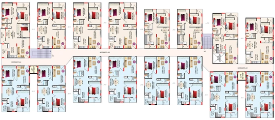 Floor Plan of RV Aadvik in Kompally, Hyderabad - Image 137136