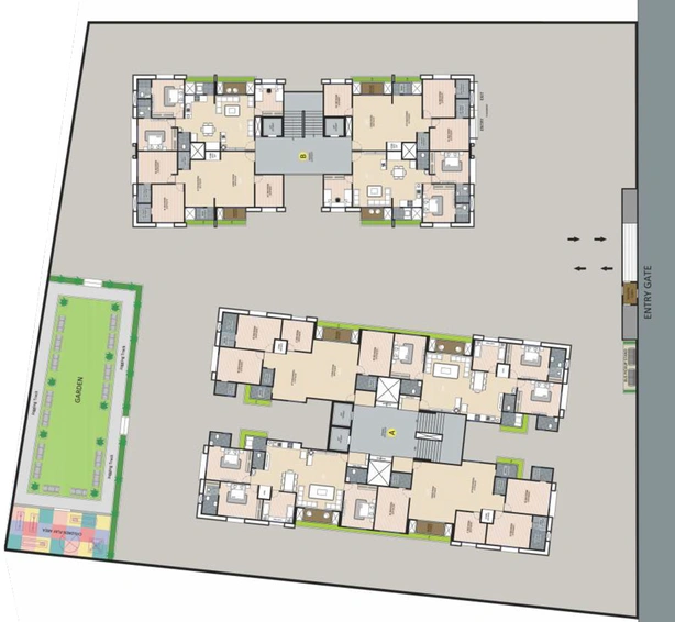 Master Plan of Veer Dream Liberty in Mota Varachha, Surat - Image 92773