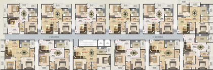 Floor Plan of Jai Infra Galaxy in KR Puram, Bangalore - Image 142424