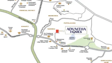 Location of Saanvi Advaitha Homes - Image 137167