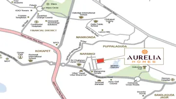 Location of Saanvi Aurelia Homes - Image 137206