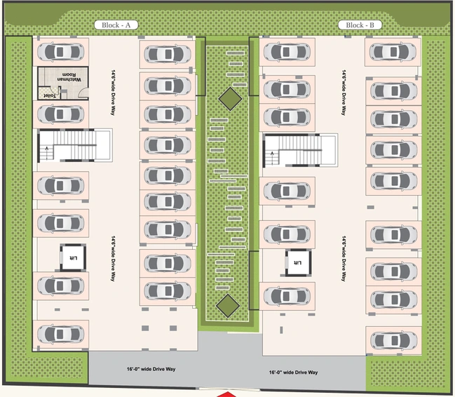 Master Plan of Saanvi Silver Springs in Narsingi, Hyderabad - Image 137224