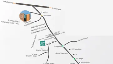 Location of Vasavi Brindavanam - Image 137240