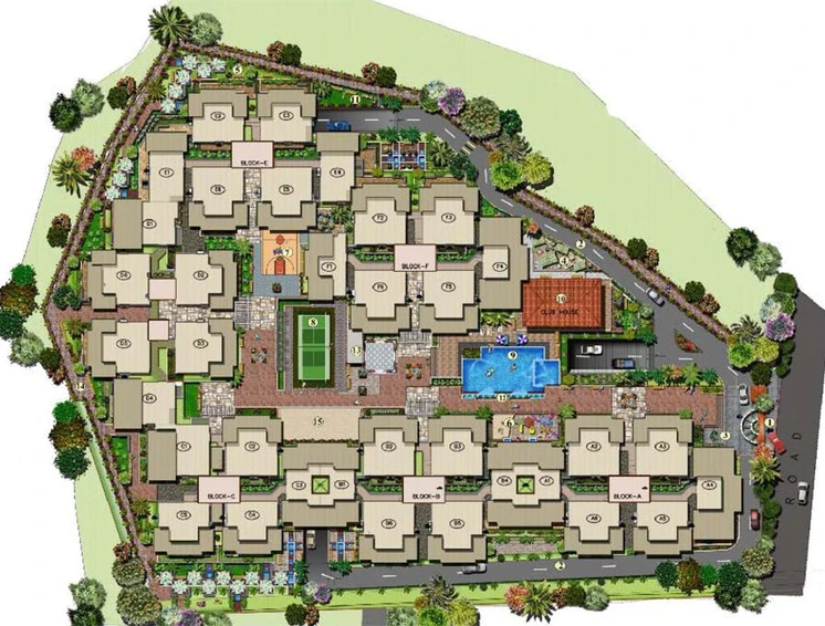 Master Plan of Keerthi Chalet in Horamavu, Bangalore - Image 137252