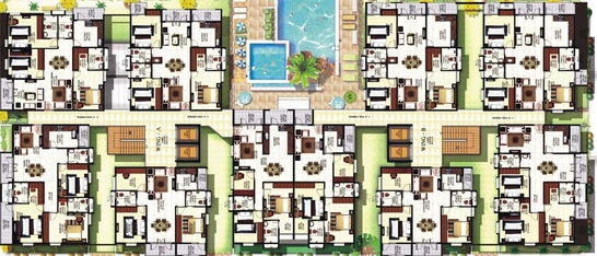 Floor Plan of Keerthi Regalia in Sarjapur Road, Bangalore - Image 137258