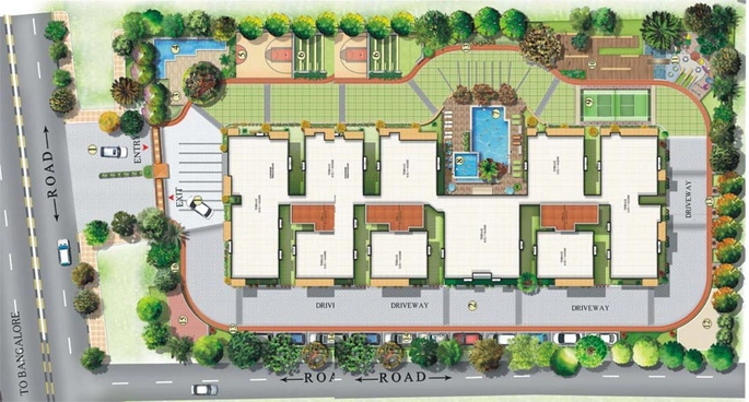 Master Plan of Keerthi Regalia in Sarjapur Road, Bangalore - Image 137259